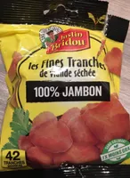 Fines tranches de jambon séché