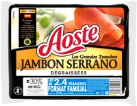 Les Grandes Tranches JAMBON SERRANO DÉGRAISSÉES
