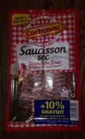 Saucisson sec, tranches fines