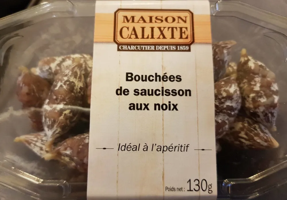 Bouchées de saucisson aux noix