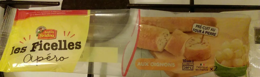 Les ficelles apéro aux oignons