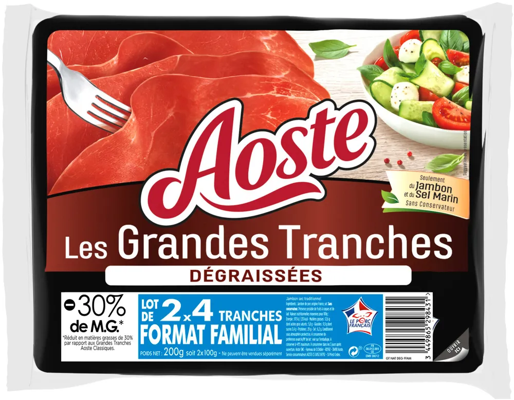 Les grandes tranches Dégraissées