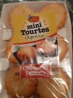Mini tourte apéro chèvre et tomate