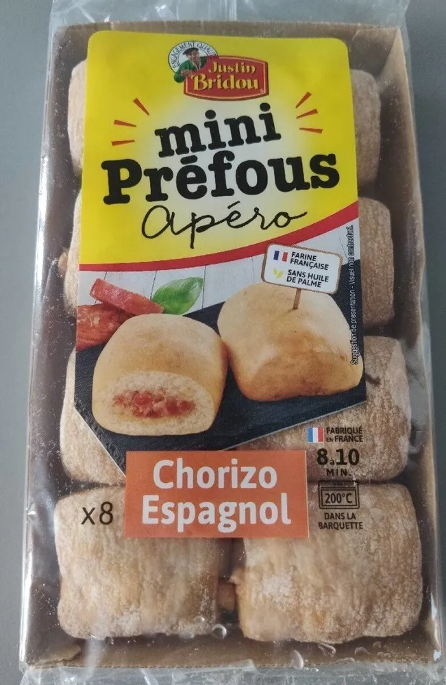 Mini prefous chorizo