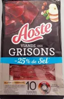 Viande des grisons -25% de sel
