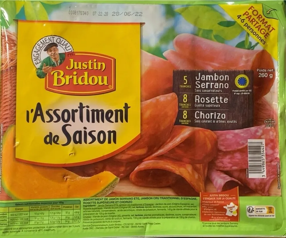 L’assortiment de saison