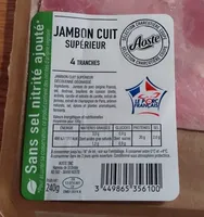 Jambon cuit supérieur.
