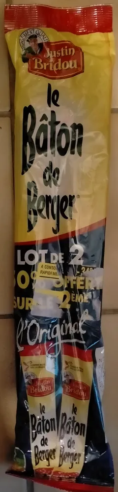 bâton de berger lot de 2
