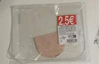 Poulet cuit tranché