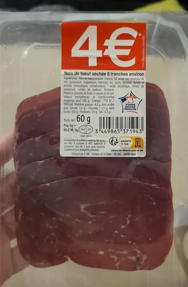 Noix de bœuf séchée