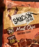 Meat chips Serrano ham