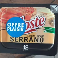 Aoste le quart tranche SERRANO