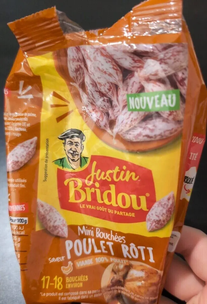 Mini bouchées poulet roti