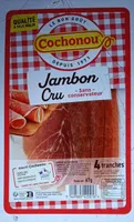 Jambon cru sans conservateur 4 tranches