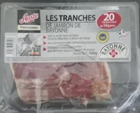 Jambon Bayonne Aoste TR. 320 G, 1 Barquette