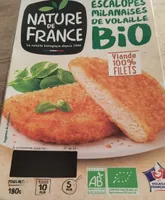 Escalopes milanaises de vollaile bio
