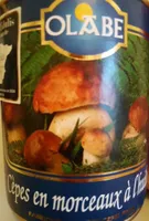 Cèpes en morceaux à l'huile