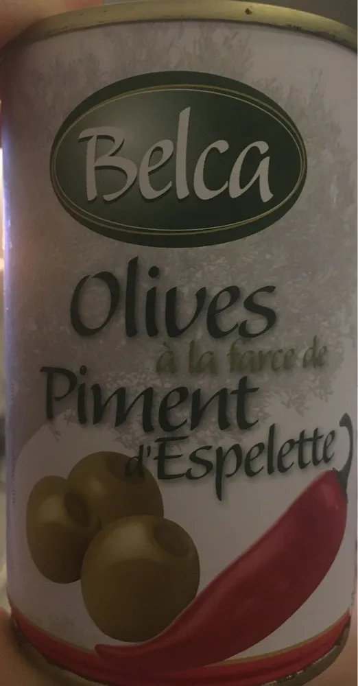 Olives a la farce de piment d'espelette