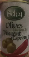 Olives a la farce de piment d'espelette