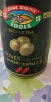 Olive à la farce de piment d'Espelette