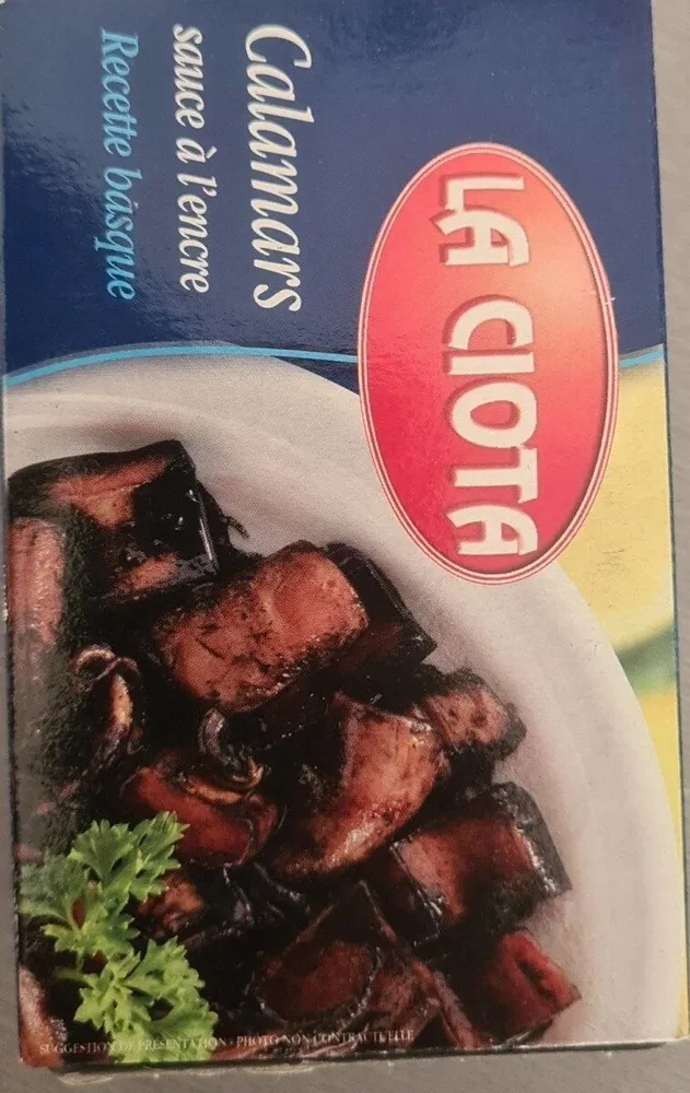 Calamars à l encre
