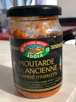 Moutarde à l'ancienne au piment d'espelette
