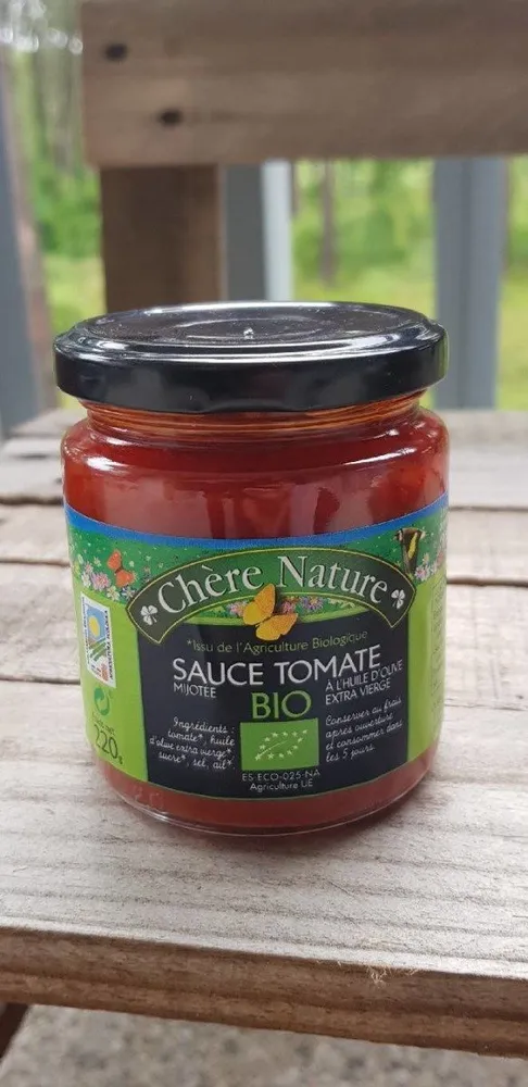 Sauce tomate bio