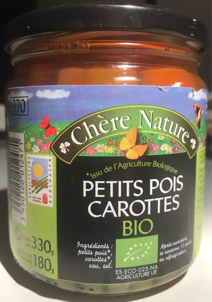Petits pois carottes BIO