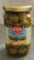 Olives vertes dénoyautées