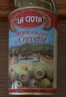 Olives à la farce de crevette