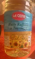 Huile raffinee de tournesol