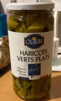 Haricots verts, plat