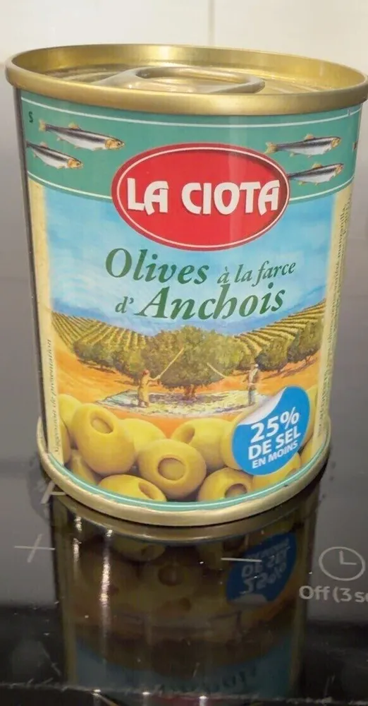 Olives a la farce d’anchois