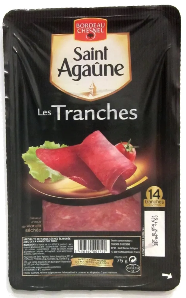Saint Agaûne, les tranches