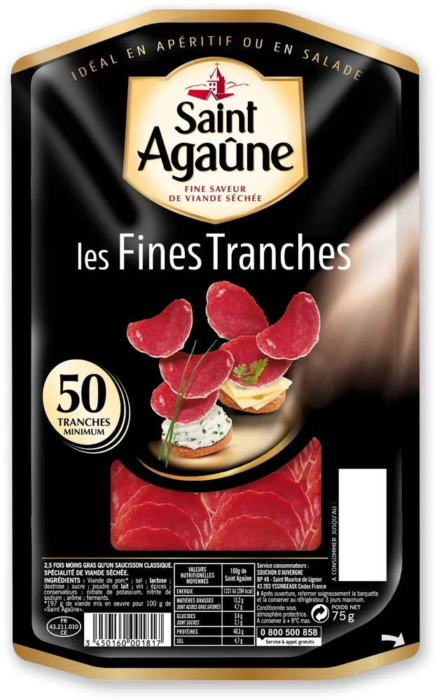Les Fines Tranches (paquet 75 g)