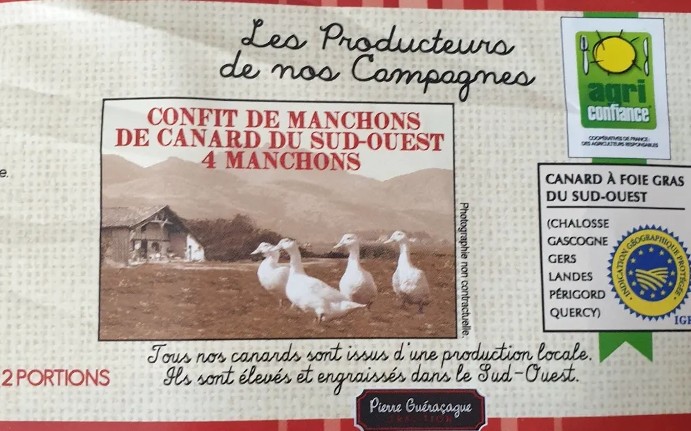 Confit de manchons de canard