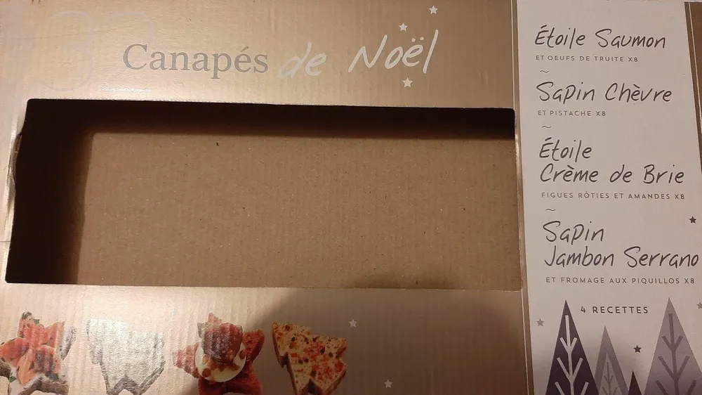 32 canapés de Noël