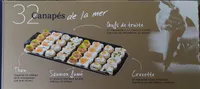 Canapés de la mer x 32
