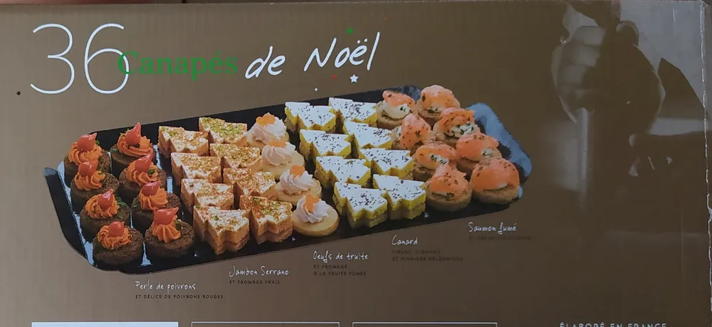 36 canapés de Noël