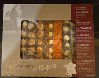 48 Mini Canapés des Régions