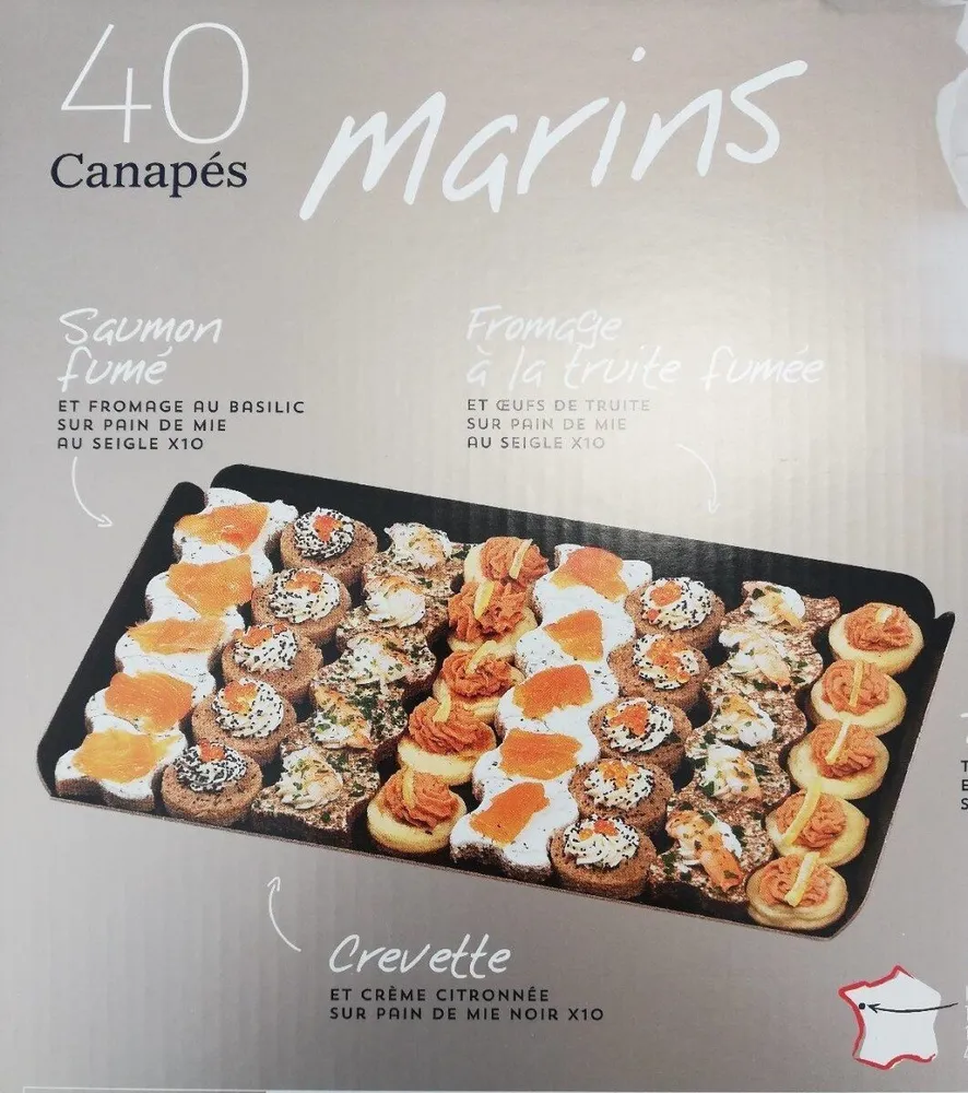 40 Canapés Marins