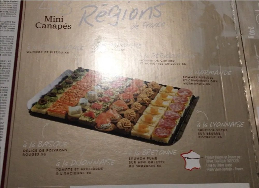 48 Mini Canapés