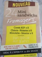 24 mini sandwichs décongelés