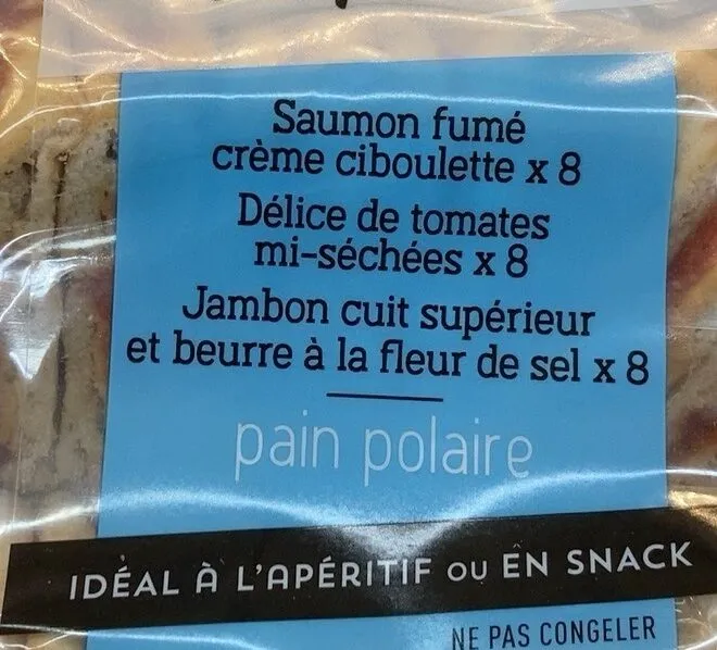 24 mini sandwichs polaires