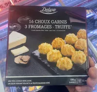 Choux garnis fromage truffe