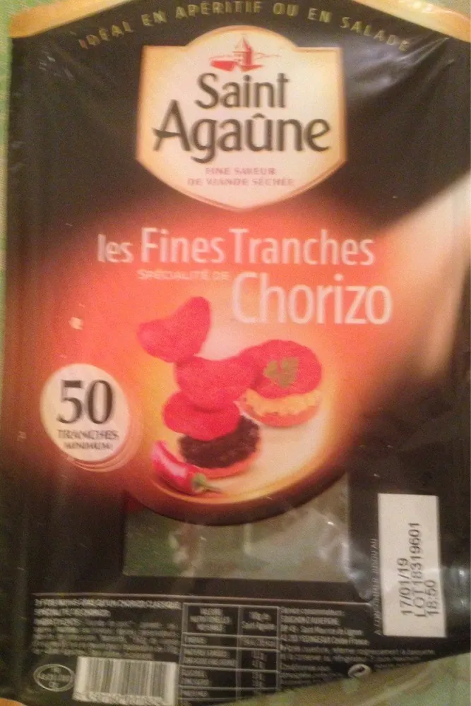 Fines tranches chorizo