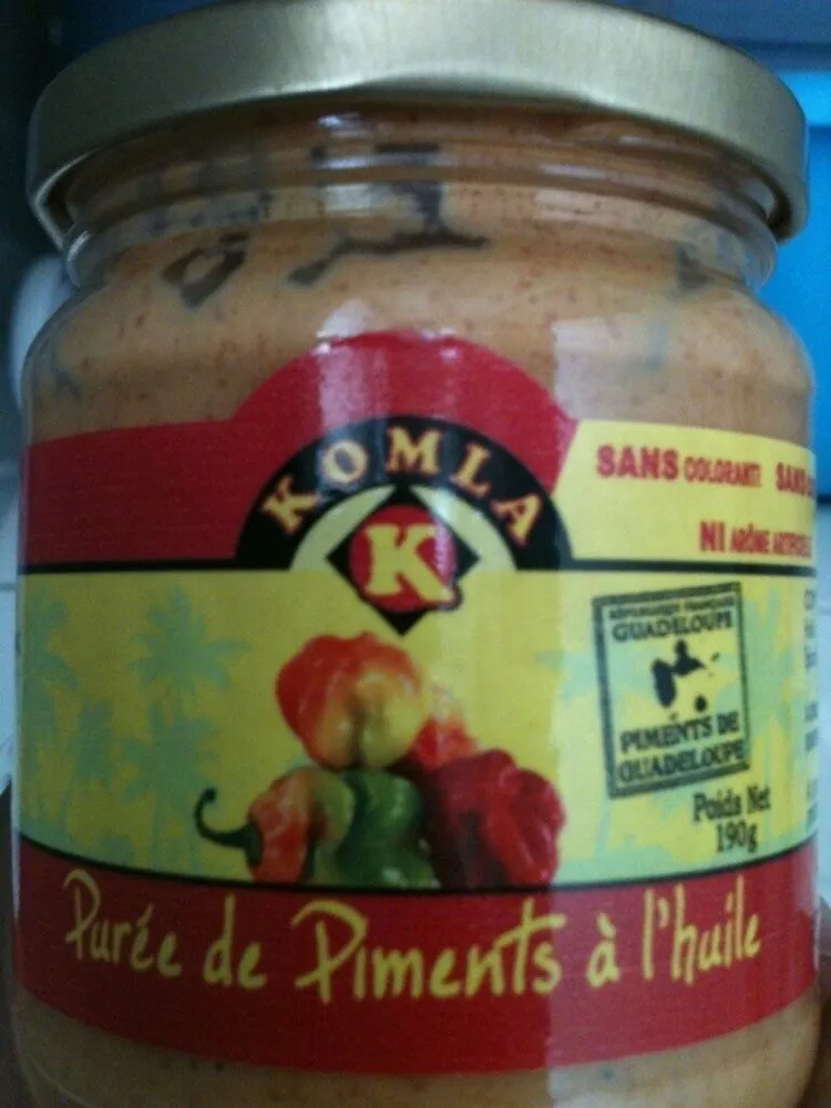 Purée de piments à l'huile