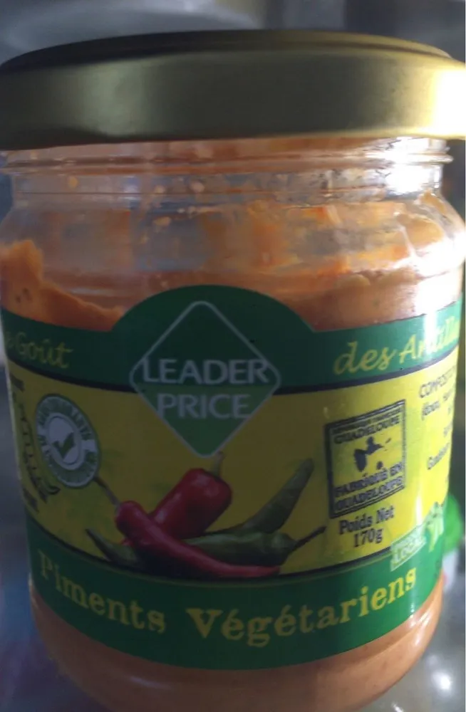 Pâte de piments végétariens
