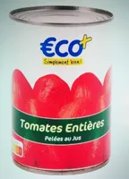 Tomates entières pelées au jus