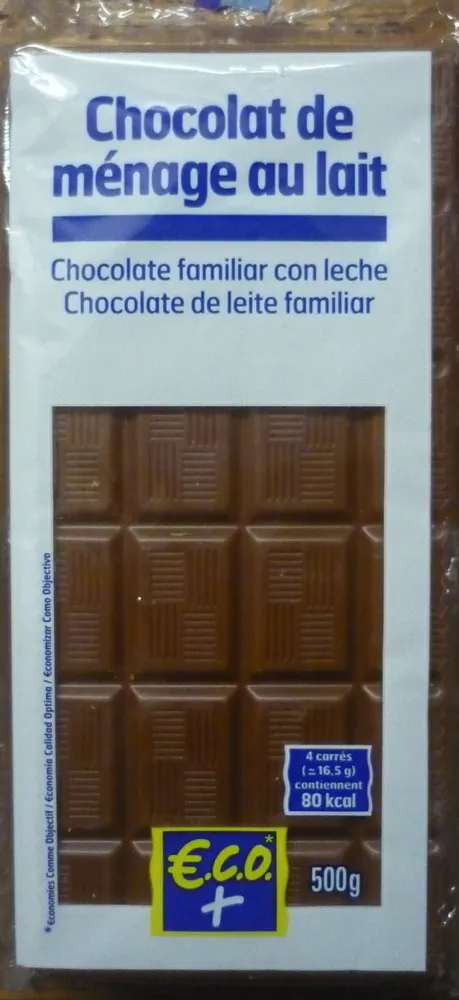 Chocolat de ménage au lait